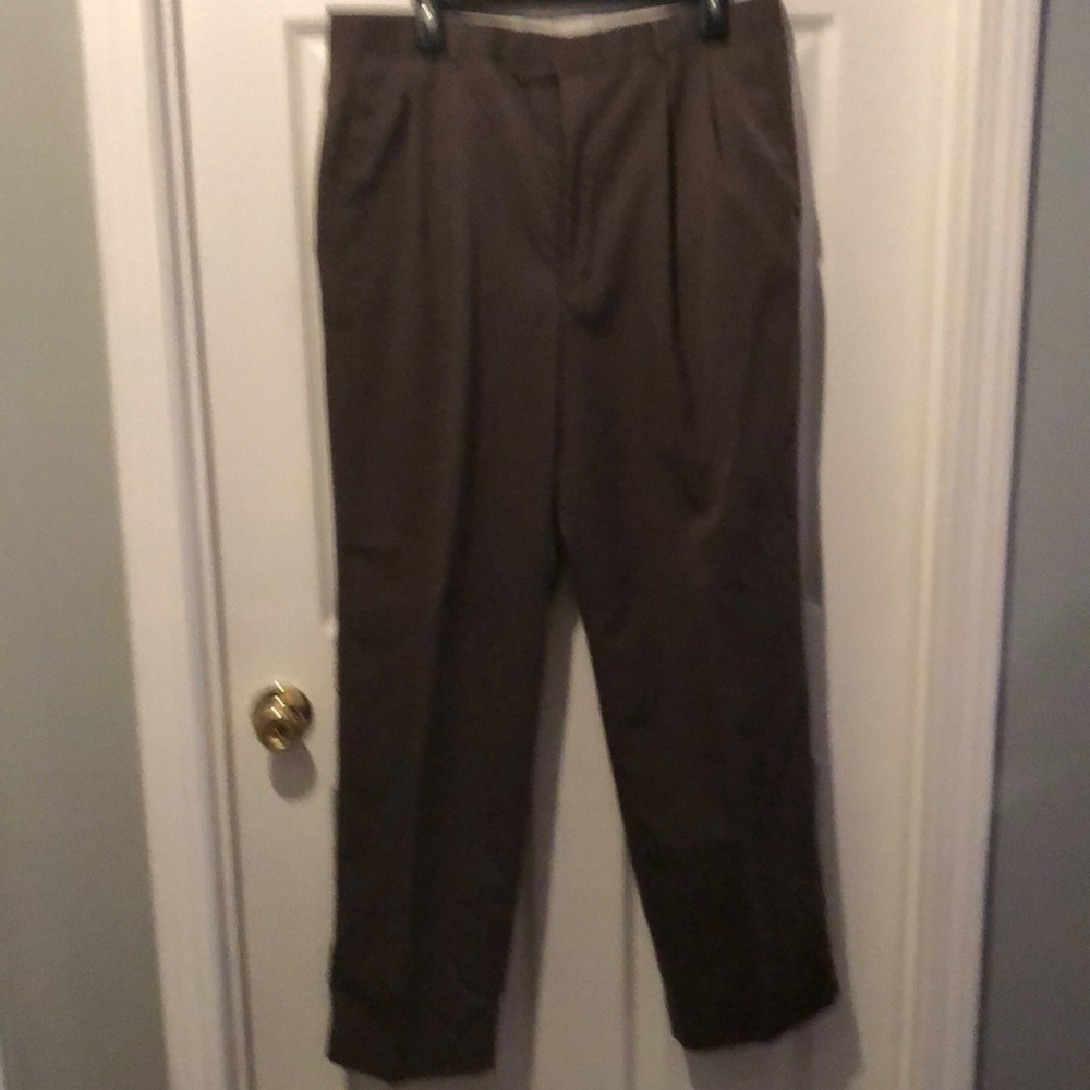 Barrington 36 X 32 Mens Brown Trousers